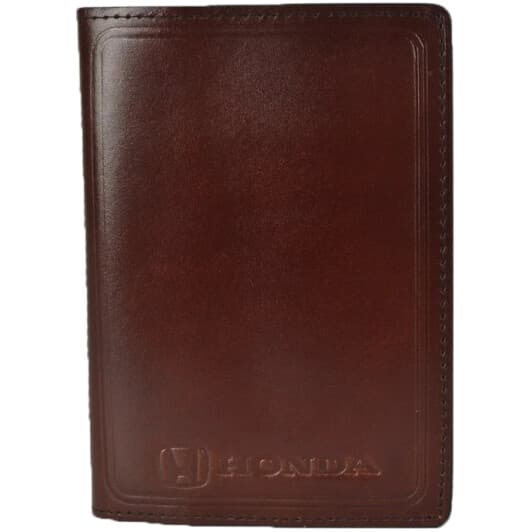 Портмоне-органайзер Poputchik 5141-033P с логотипом Honda цвет коричневый
