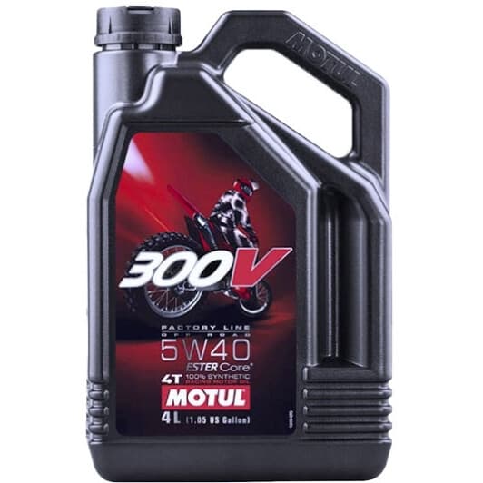 Motul 300V Factory Line Off Road 5W-40, 4 л (845641) моторное масло 4T