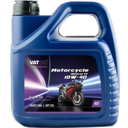 Vatoil Motorcycle M 10W-40, 4 л (50506) моторное масло 4T