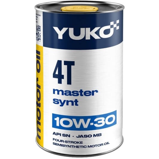 Моторна олива 4Т Yuko Master Synt 10W-30 напівсинтетична