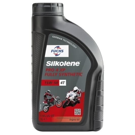 Fuchs Silkolene Pro 4 XP 15W-50 моторное масло 4T