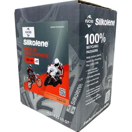 Моторна олива 4Т Fuchs Silkolene Pro 4 XP 5W-40 синтетична