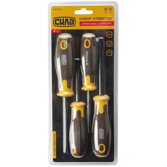 Набір викруток Сила 301044 4 шт.