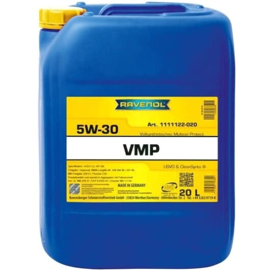 Ravenol VMP 5W-30 (20 л) моторное масло