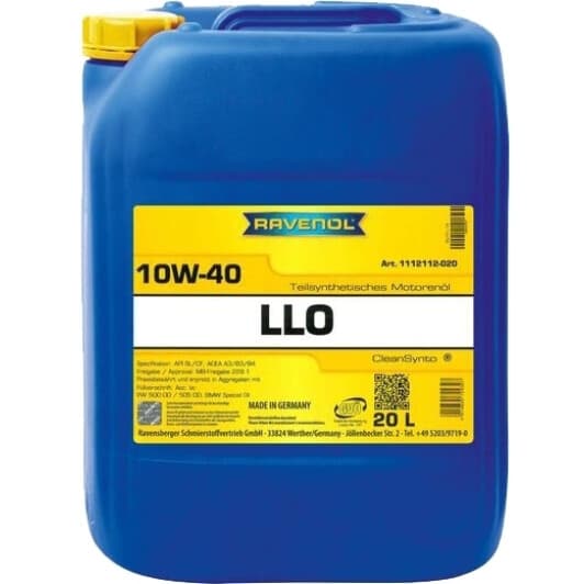 Ravenol LLO 10W-40 (20 л) моторное масло
