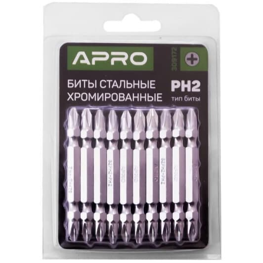 Набір бит Apro 309172 10 шт.
