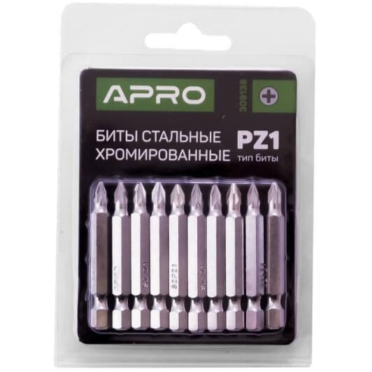 Набір бит Apro 309138 10 шт.