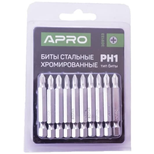 Набір бит Apro 309133 10 шт.