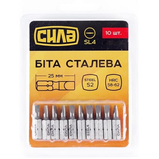 Набір бит Сила 309221 10 шт.