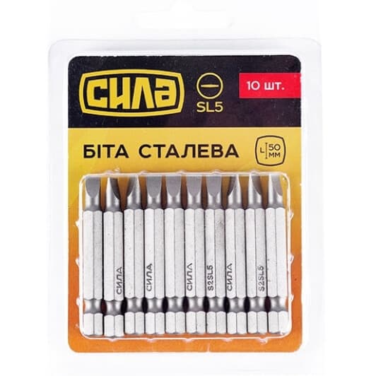 Набор бит Сила 309246 10 шт.