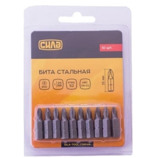 Набор бит Сила 309203 10 шт.