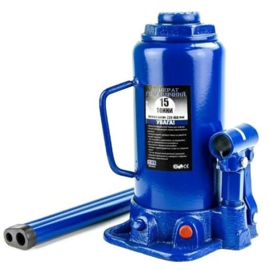 Домкрат Vitol бутылочный гидравлический 15 т ДБ-15002