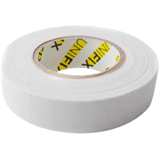 Изолента UNIFIX ETU-20WHITE белая ПВХ 17 мм х 20 м