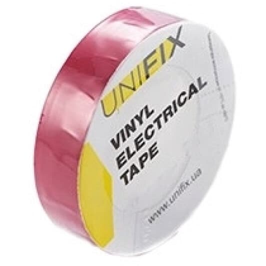Изолента UNIFIX ETU-25RED красный ПВХ 18 мм х 25 м