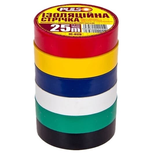 Набор изоленты Pulso IC25A ассорти 10 шт