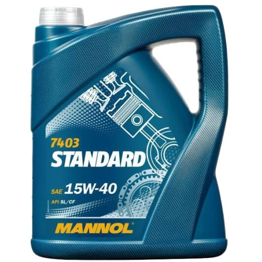 Mannol Standard 15W-40 (5 л) моторна олива