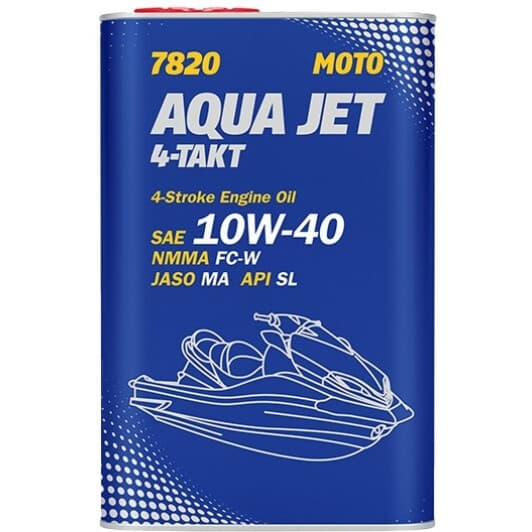 Mannol Aqua Jet 4-Takt 10W-40 моторное масло 4T