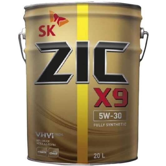 ZIC X9 5W-30 (20 л) моторное масло