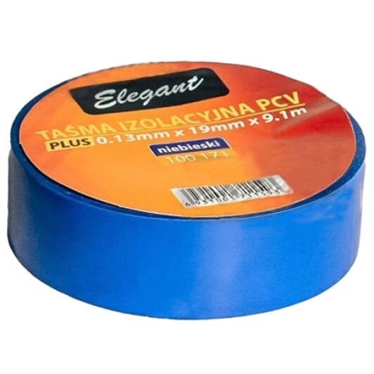 Ізоляційна стрічка Elegant EL100171 синя ПВХ 19 мм х 9,1 м