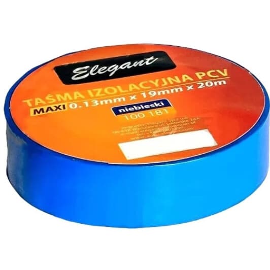 Изолента Elegant EL100181 синяя ПВХ 19 мм х 20 м