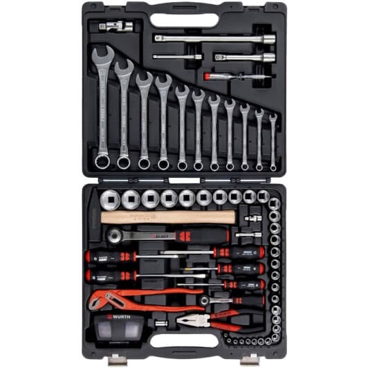 Набір інструментів Würth 096593120 1/2", 1/4" 91 шт.