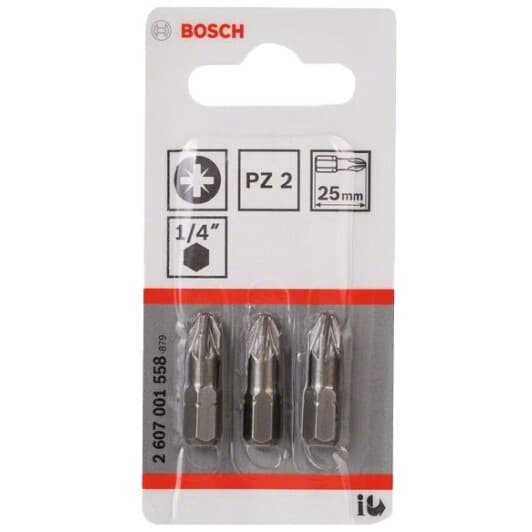 Набор бит Bosch 2607001558 3 шт.