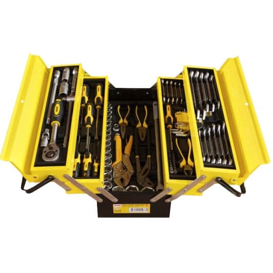 Набор инструментов WMC Tools 4087C 1/2", 1/4" 87 шт.