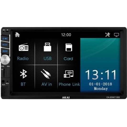 Магнітола AKAI CA-2DIN7135S