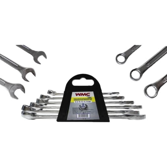 Набор ключей рожково-накидных WMC Tools 5068 6-14 мм 6 шт