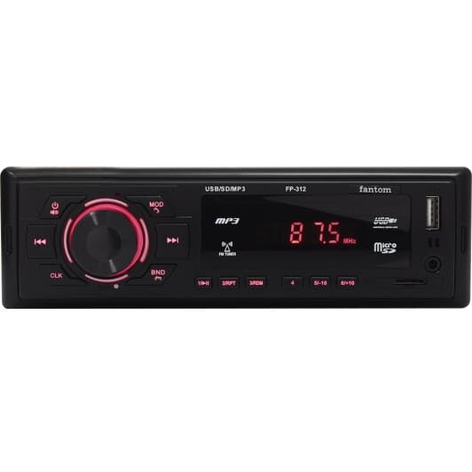Fantom FP-312 Red автомагнитола