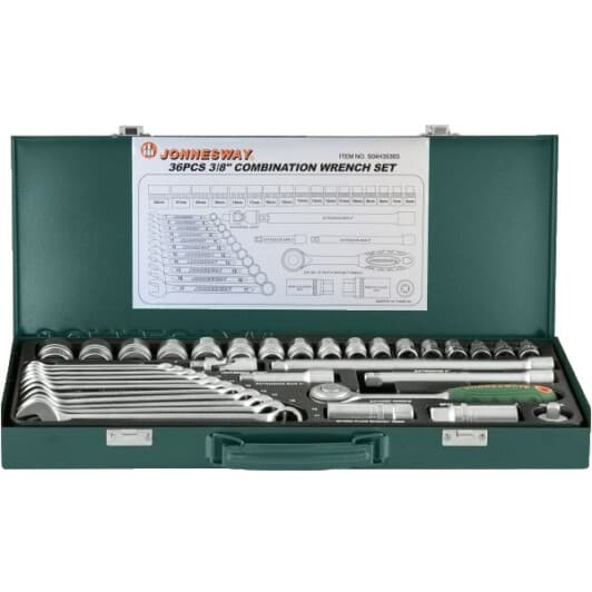 Набір головок та комплектуючих Jonnesway s04h3536s 3/8" 35 од.