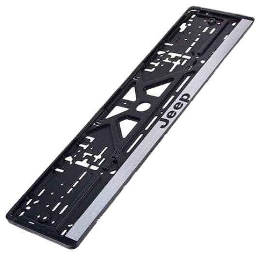 Рамка номерного знака Vitol 49082 колір чорний на Jeep