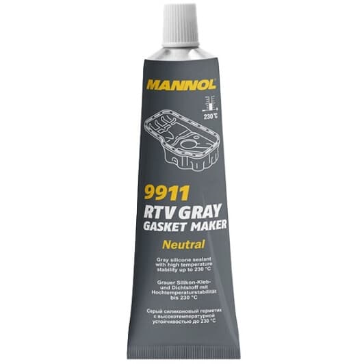 Формувач прокладок Mannol RTV Gasket Maker сірий