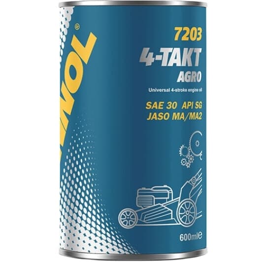 Моторна олива 4T Mannol Agro 30 минеральное, 0,6 л