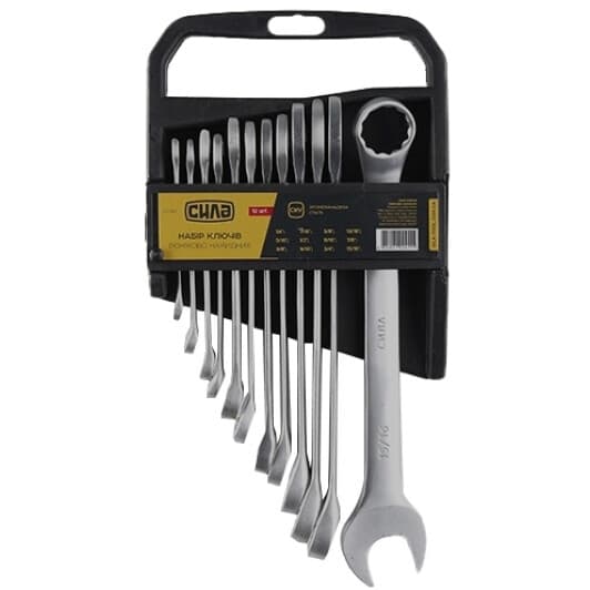 Набір ключів ріжково-накидних Сила 201143 1/4"-15/16" 12 шт