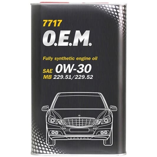 Mannol O.E.M. For Mercedes-Benz 0W-30 (1 л) моторна олива