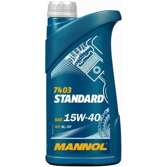 Mannol Standard 15W-40 (1 л) моторна олива