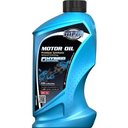 MPM Premium Synthetic Advanced Technology 0W-16 (1 л) моторное масло