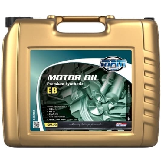 MPM Premium Synthetic EB 5W-20 (20 л) моторное масло