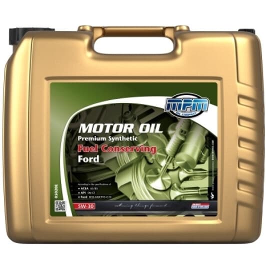 MPM Premium Synthetic Fuel Conserving Ford 5W-30 (20 л) моторна олива