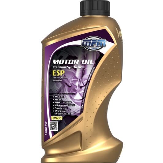 MPM Premium Synthetic ESP 5W-30 (1 л) моторна олива