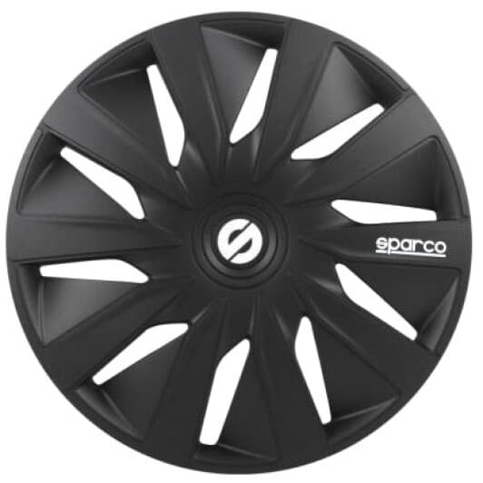 Комплект ковпаків на колеса Sparco Lazio колір чорний R13