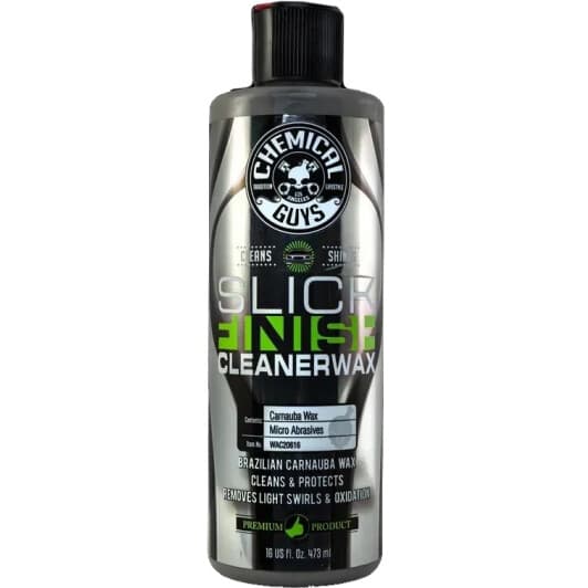 Полировальная паста Chemical Guys Slick Finish Cleaner Wax