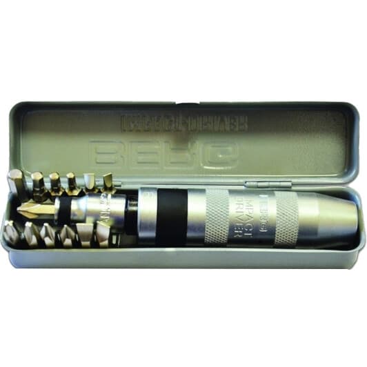 Викрутка реверсивна ударна з набором бит Berg 47-411