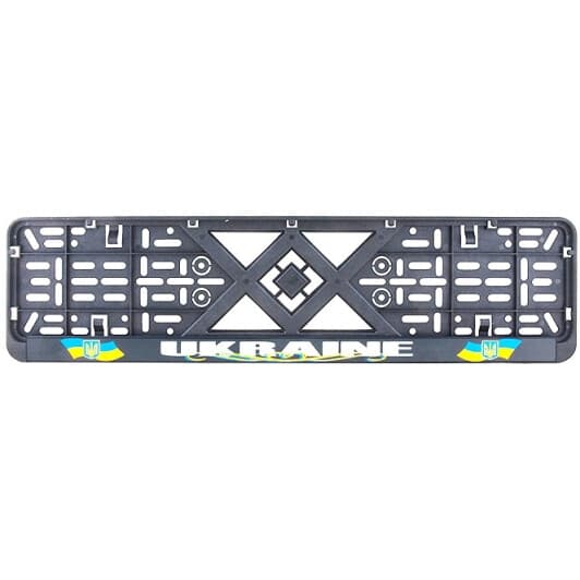 Рамка номерного знака BI-PLAST bp250 цвет черный Ukraine