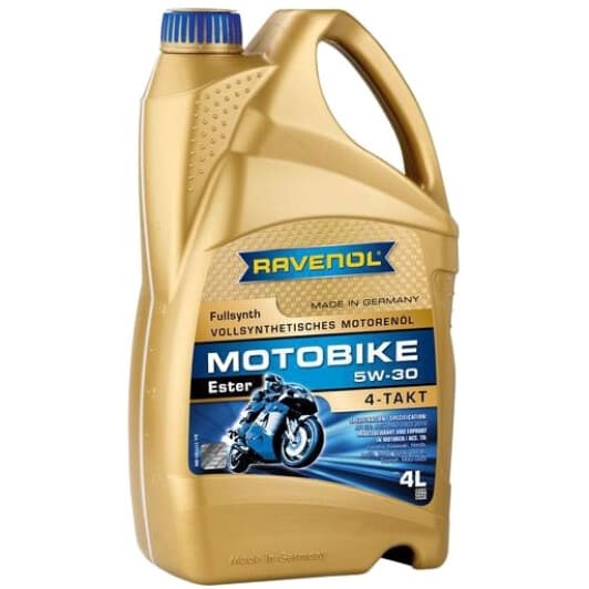 4T Ravenol Motobike Ester 5W-30, 4 л (1171101004) моторна олива 4T