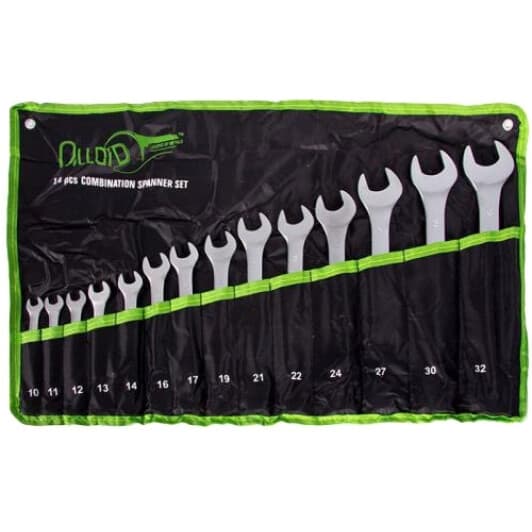 Набір ключів ріжково-накидних King НК-2005-14М 10-32 мм 14 шт