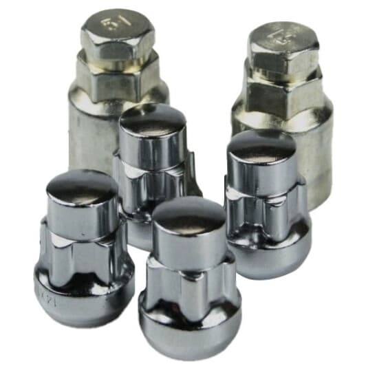 Комплект гаек-секреток с ключом WALLINE 416448H2