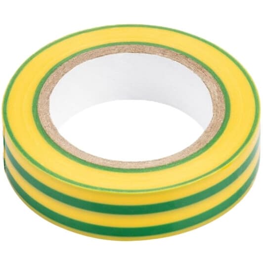 Ізоляційна стрічка Neo Tools 01-529 жовто-зелена 15 мм x 10 м