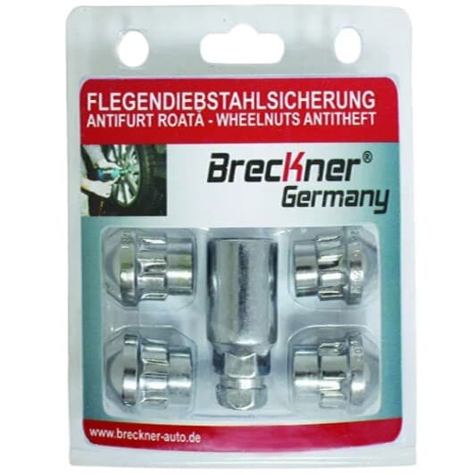 Комплект гайок-секреток із ключем Breckner bk87305